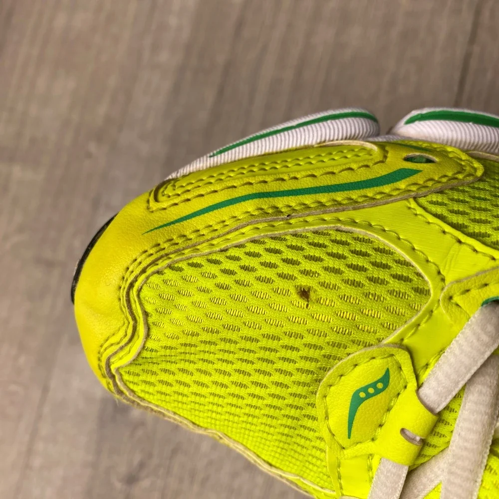 Saucony Shoes Grid Propel Plus‎ Womens 9 Neon Yellow Green Mesh Running Sneakers